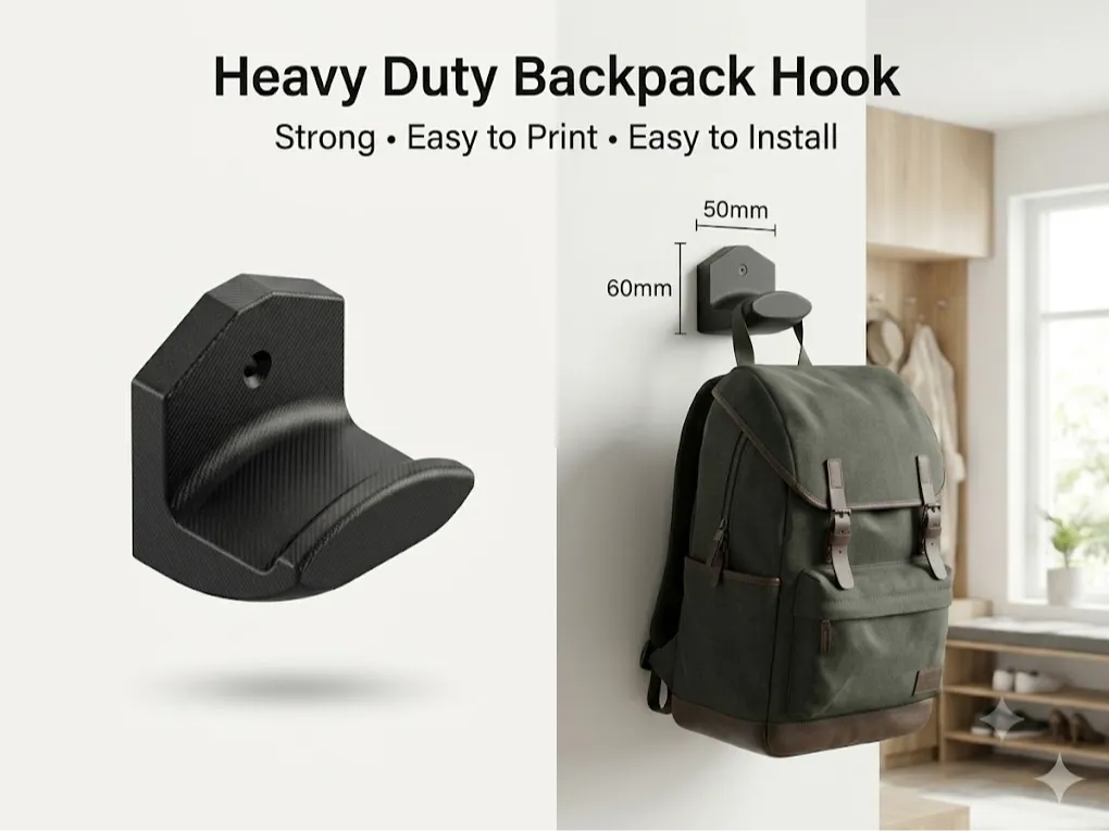 Heavy Duty Backpack Hook