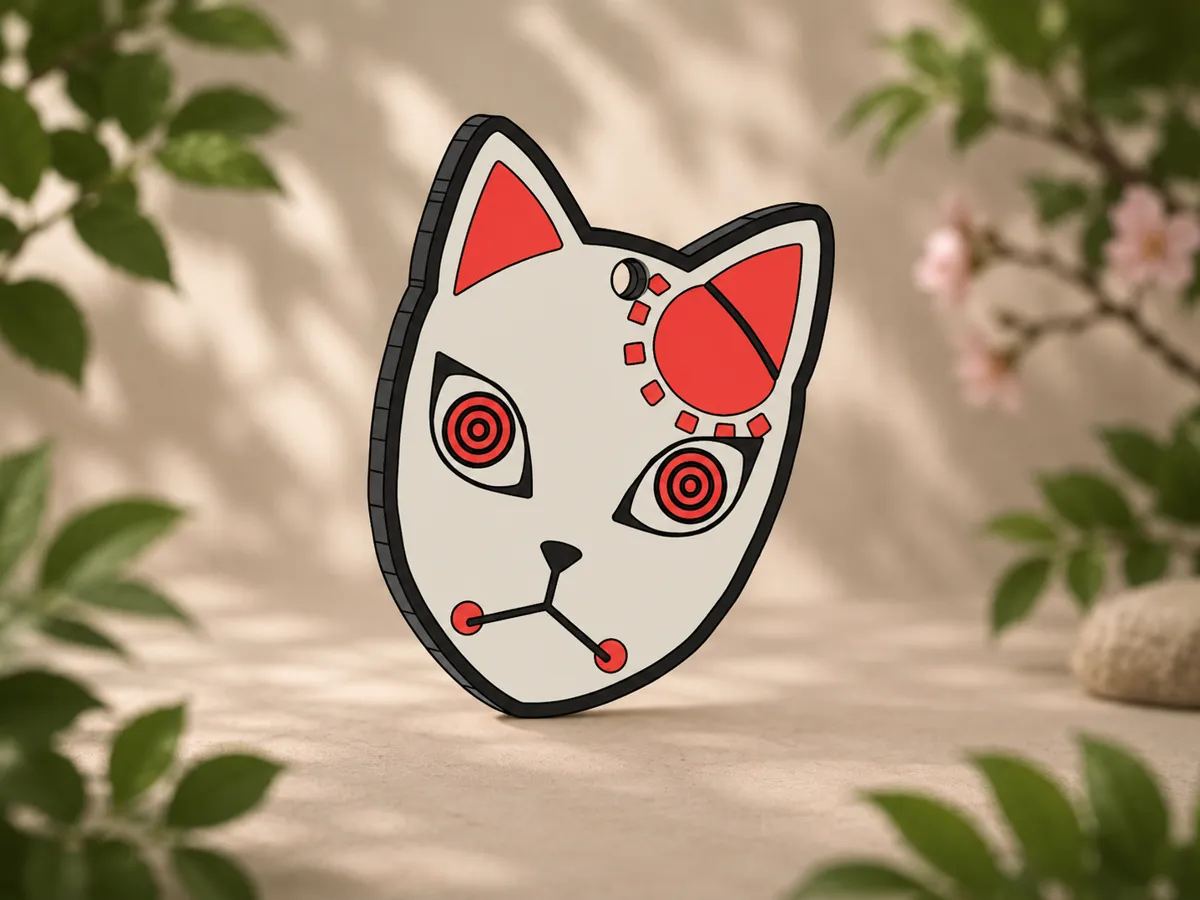 Kimetsu No Yaiba - Tanjiro Mask Keychain - Art Pieces, in stock in India