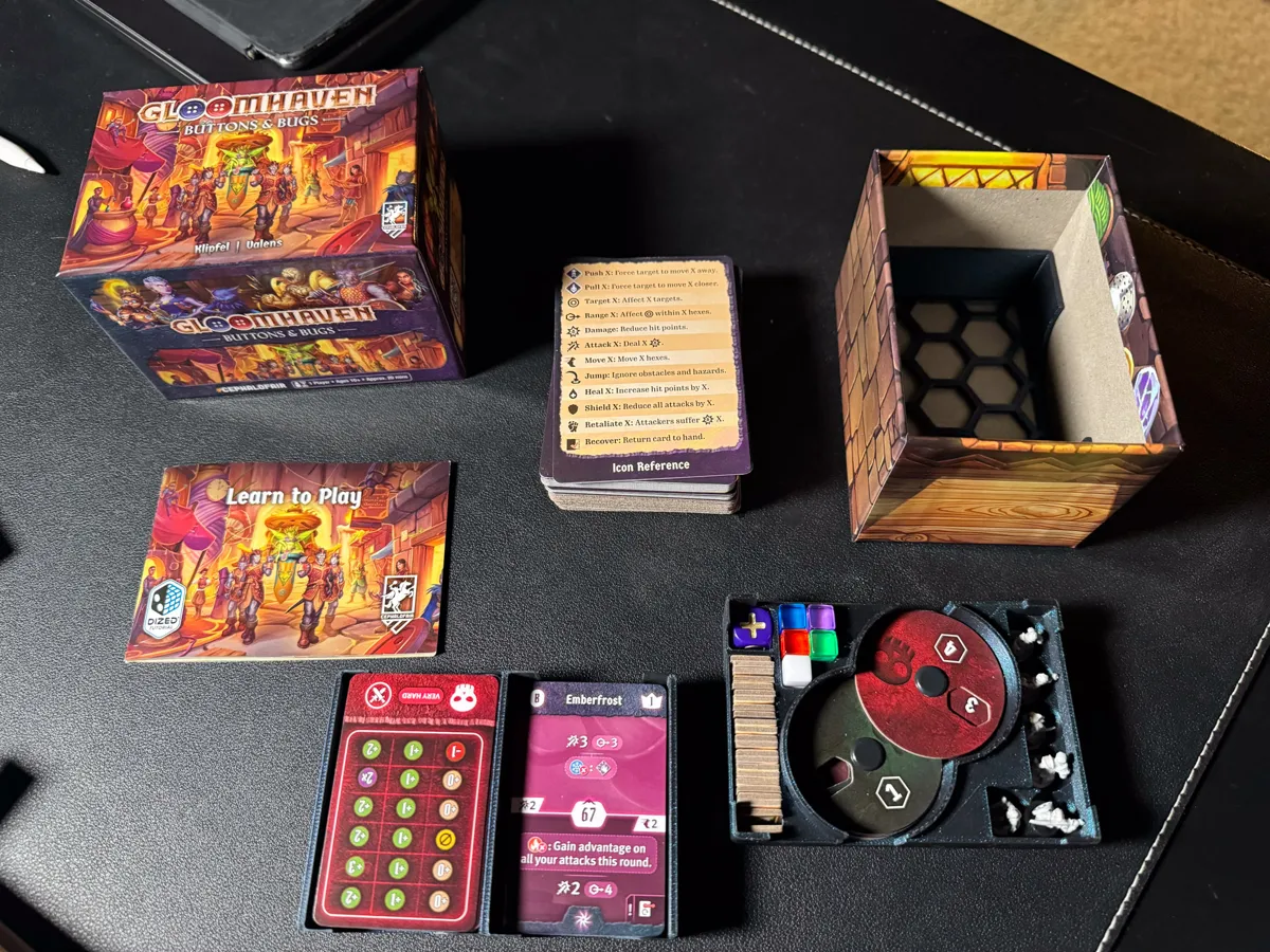 Gloomhaven Buttons and Bugs Insert, photo 4 of 4 - Gloomhaven Buttons and Bugs Insert Board Games & Tabletop