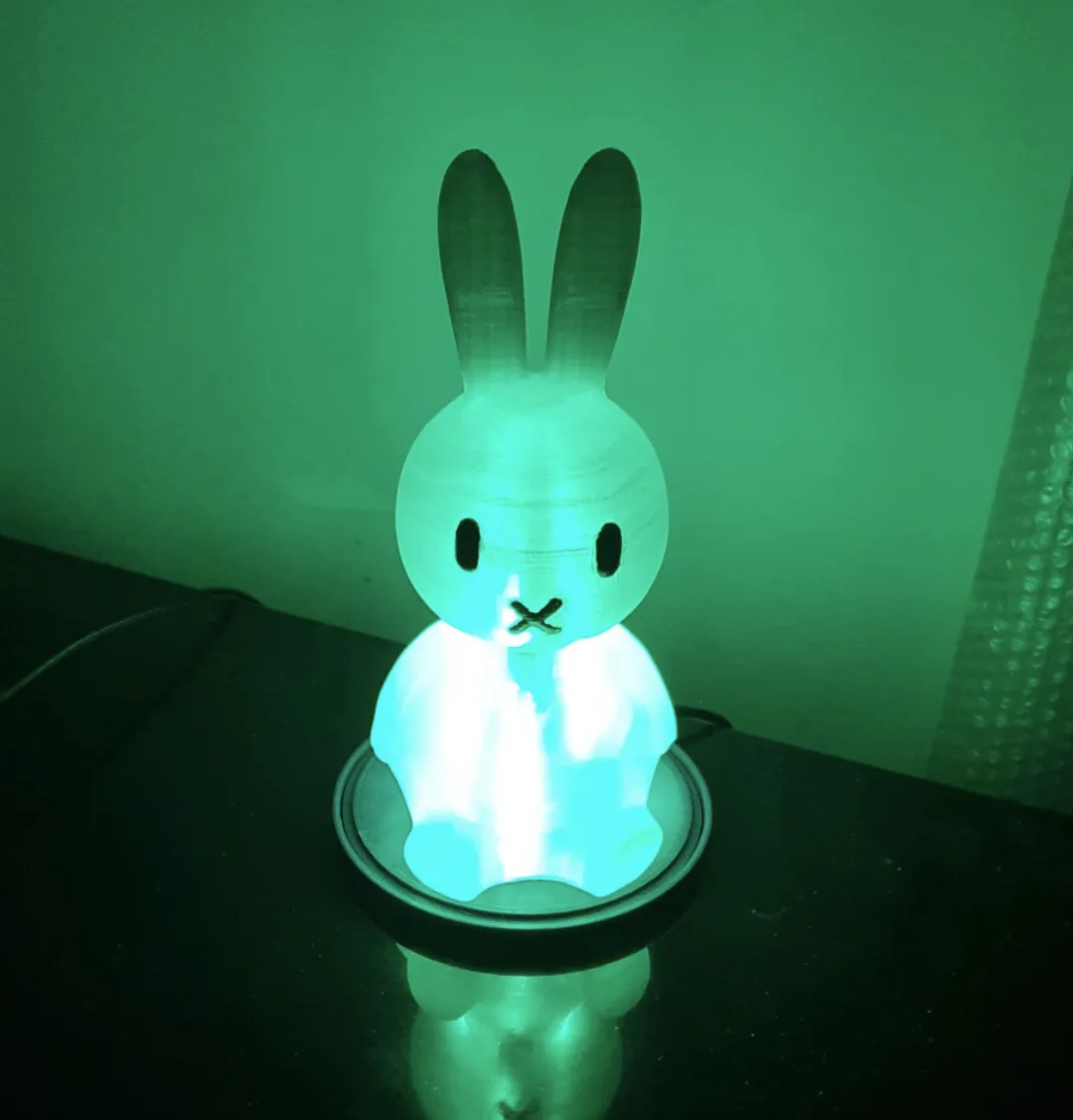 Rabbit Lamp, photo 2 of 4 - Lamp Bases, Kits & Parts, ornament