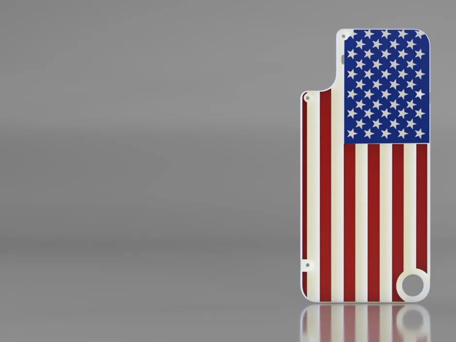 CMF phone 1 American flag backplate, photo 3 of 3 - CMF phone 1 American flag backplate Art