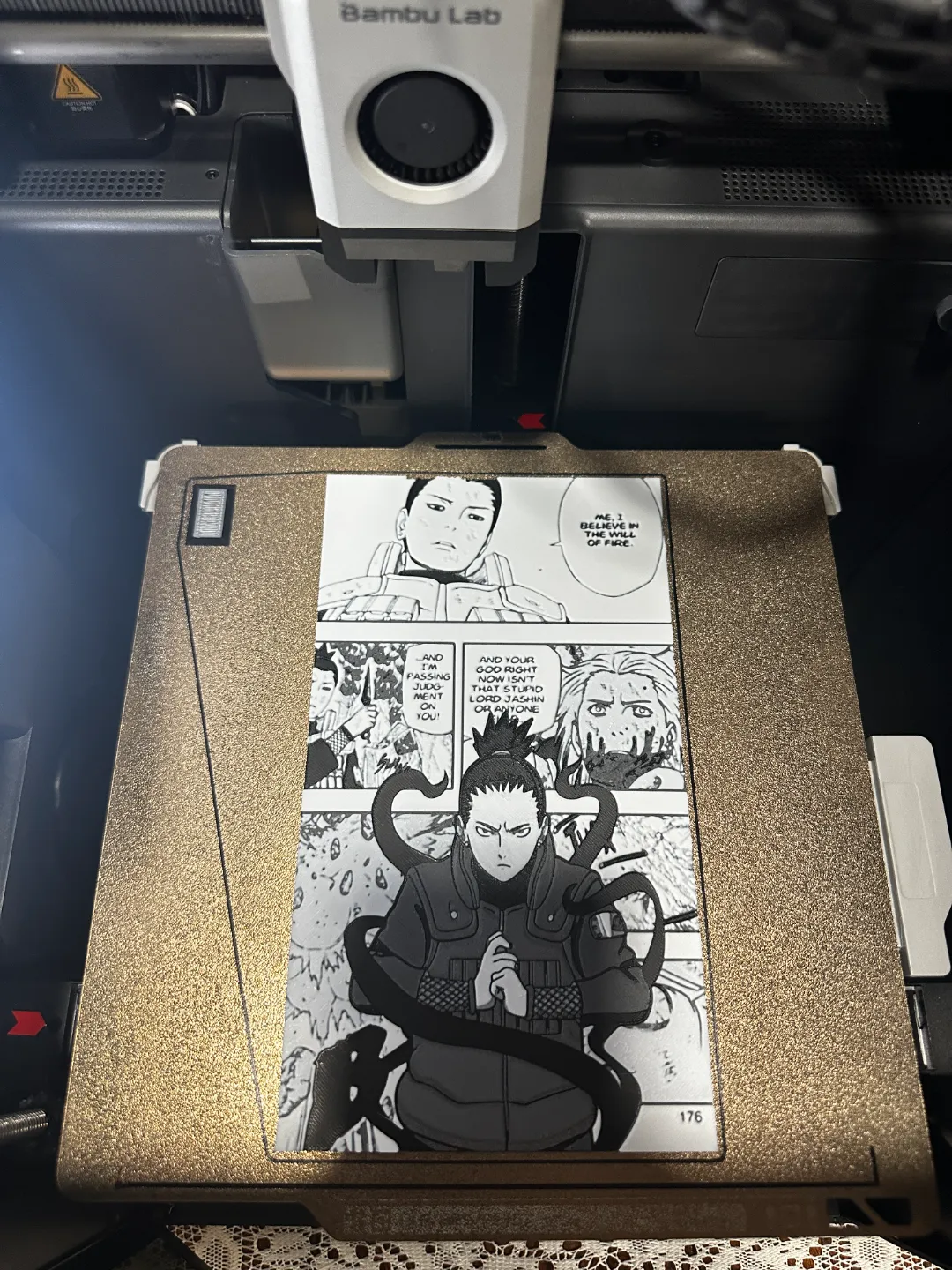 Shikamaru Manga Hueforge, photo 4 of 4 - Shikamaru Manga Hueforge Home Decor Items