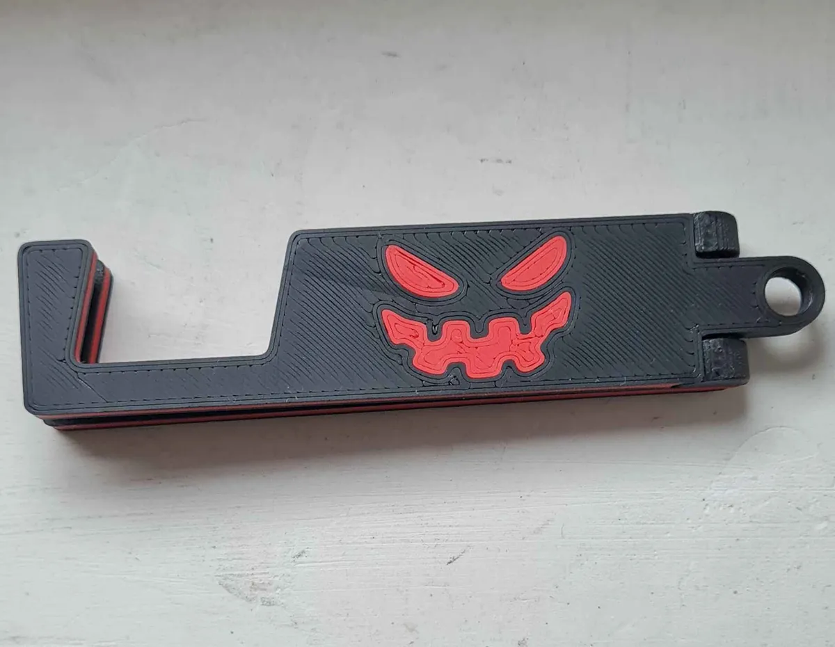 Foldable Phone Stand Halloween/Pumpkin face, photo 2 of 2 - Foldable Phone Stand Halloween/Pumpkin face Tools