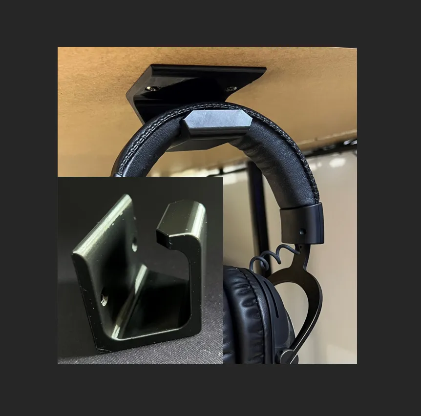 Logitech G PRO X Headphones under desk mount - Under-desk & Clamp Hooks, in stock