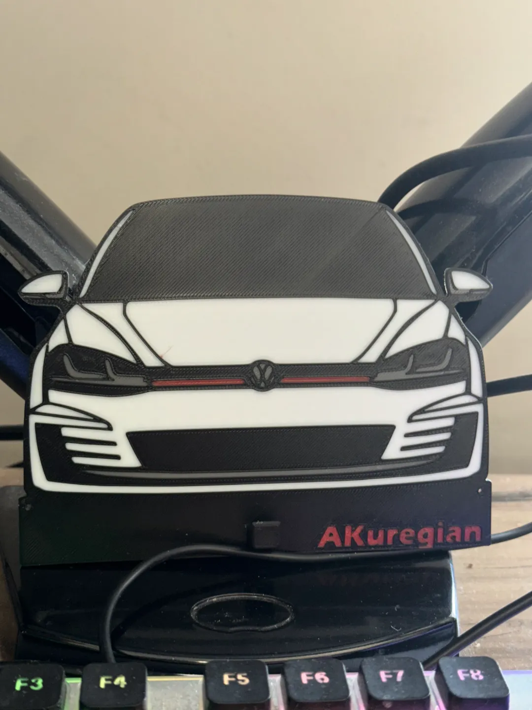 MK7 GTI Key Hanger, photo 4 of 4 - MK7 GTI Key Hanger Storage & Organisation