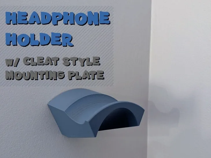 Headphone Holder w/ Cleat Style Mounting Plate - Office, in stock in India