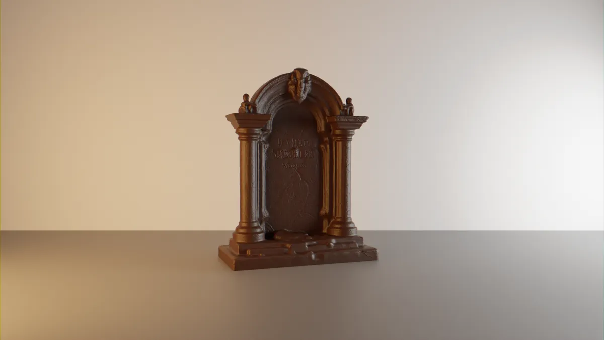 Tombstone #1 for DND / Tabletop wargaming, photo 3 of 4 - Tombstone #1 for DND / Tabletop wargaming Board Games & Tabletop
