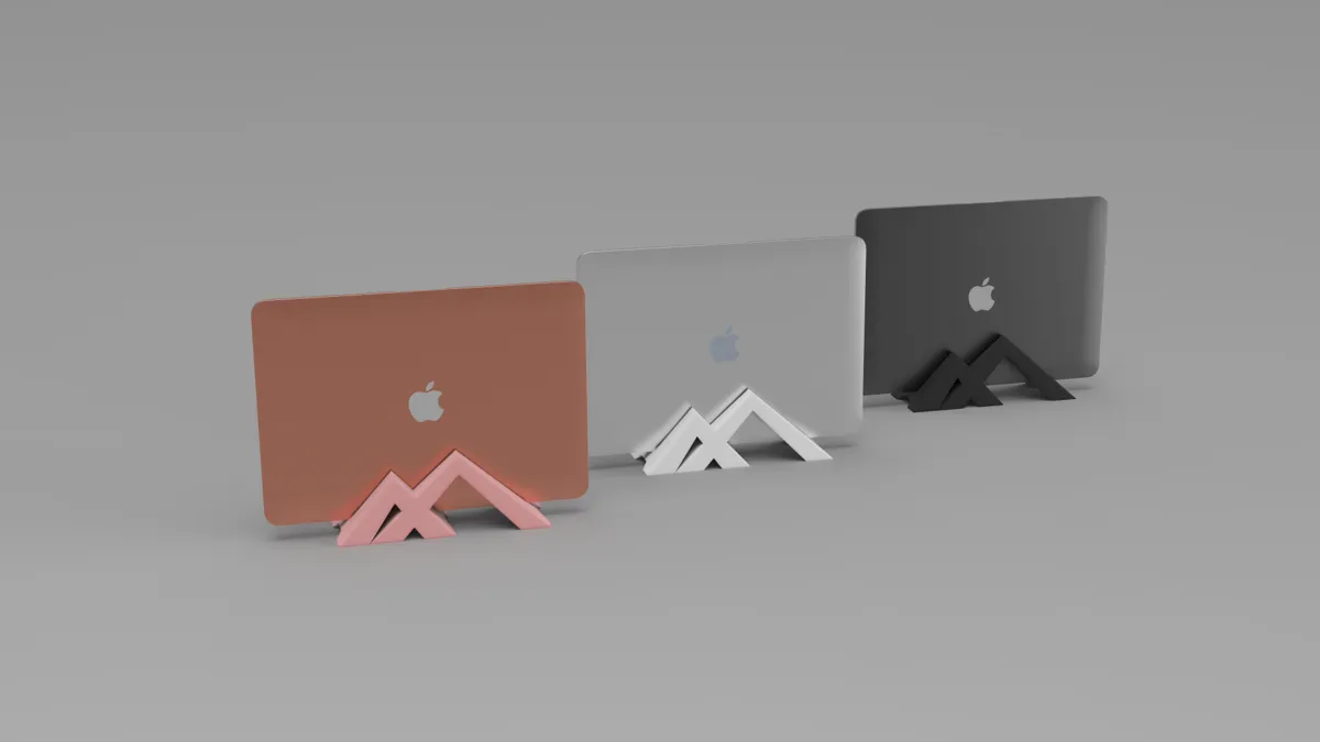 Mountains Macbook Stand