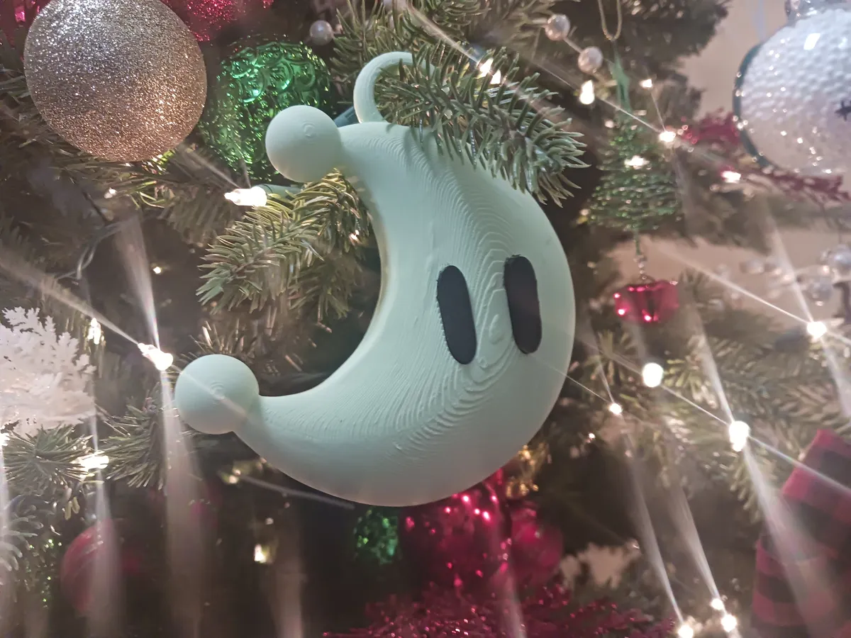 Super Mario Power Moon Ornament, photo 2 of 4 - Super Mario Power Moon Ornament Figurines & Collectibles