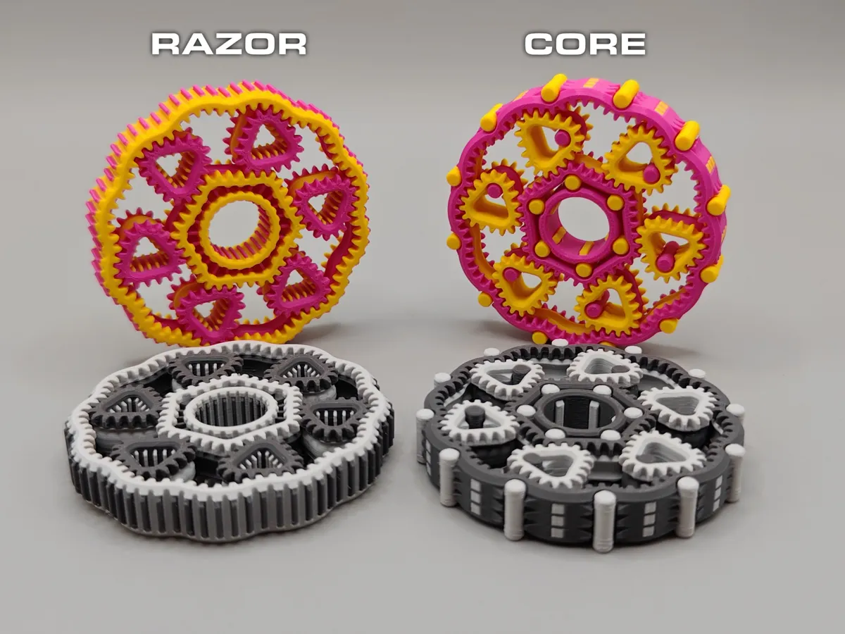 "Razor" Geometric Planetary Gears Fidget Spinner, photo 2 of 4 - "Razor" Geometric Planetary Gears Fidget Spinner Toys & Games