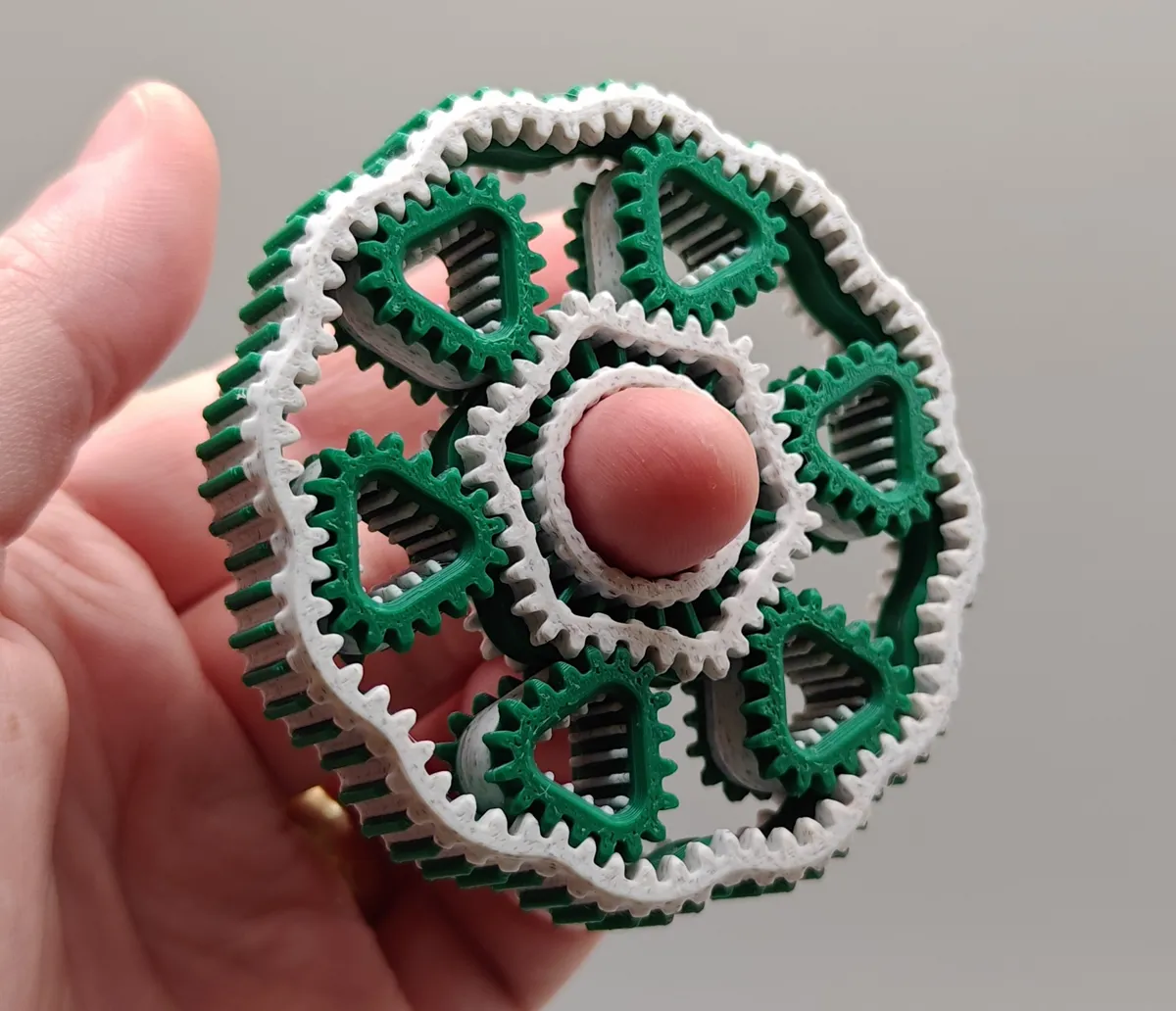 "Razor" Geometric Planetary Gears Fidget Spinner, photo 3 of 4 - "Razor" Geometric Planetary Gears Fidget Spinner Toys & Games