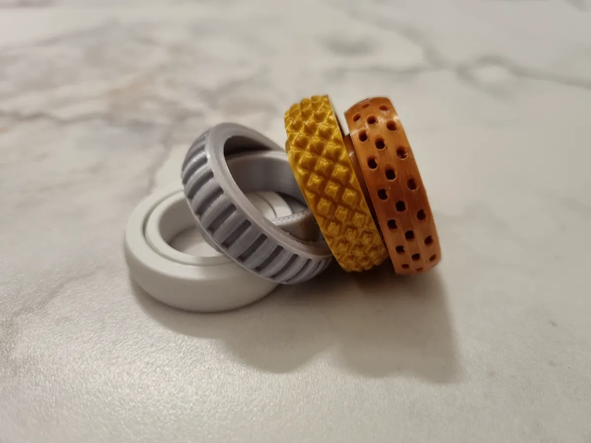 Finger spinner 2 rings, photo 2 of 4 - Finger spinner 2 rings Fidget & Sensory Toys