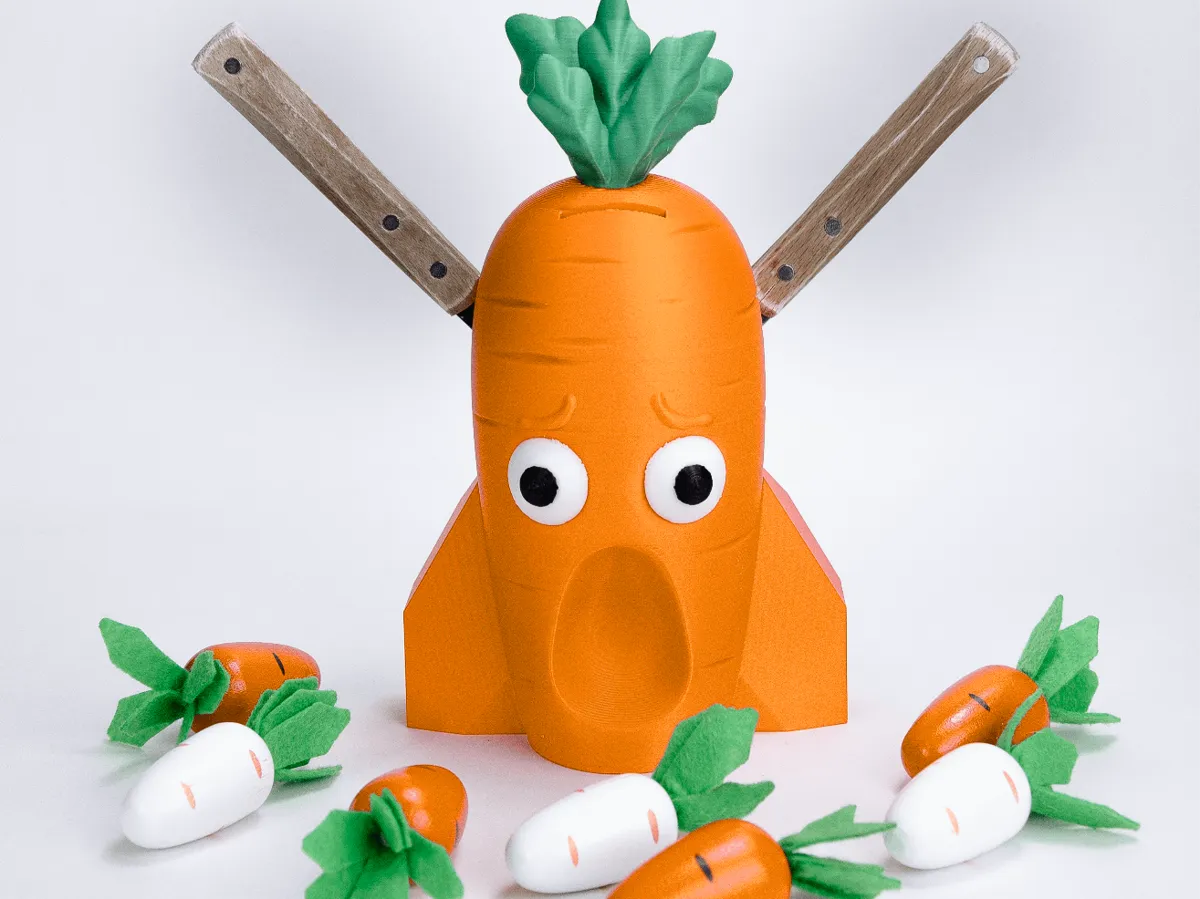Shocked Carrot Knife Holder - Home Accents, in stock in India