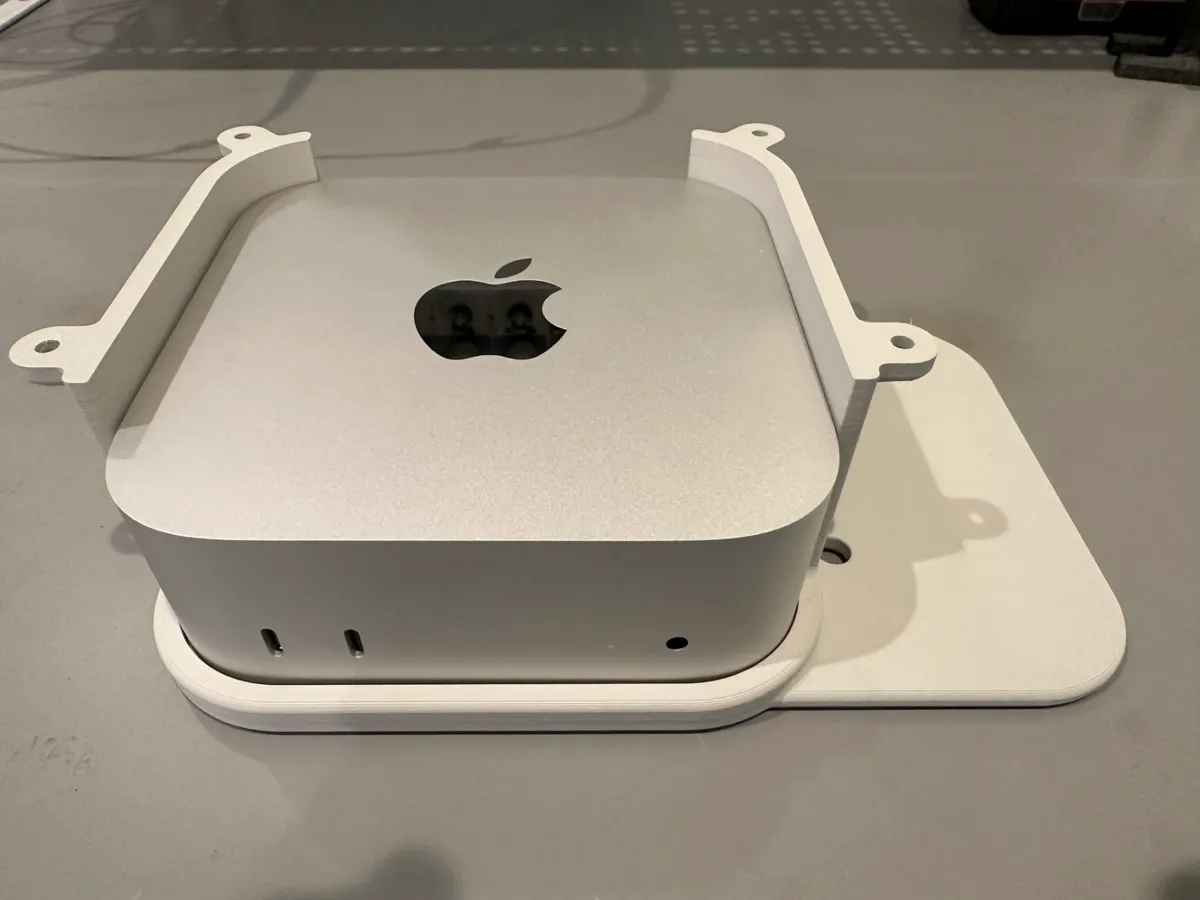 Under-desk Mount w/Right Shelf for M4 Mac mini - Office, in stock in India