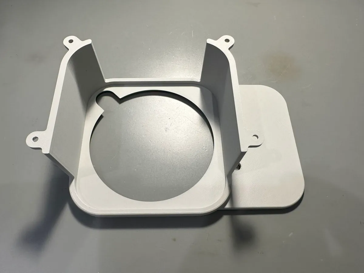 Under-desk Mount w/Right Shelf for M4 Mac mini, photo 3 of 4 - Under-desk Mount w/Right Shelf for M4 Mac mini Household