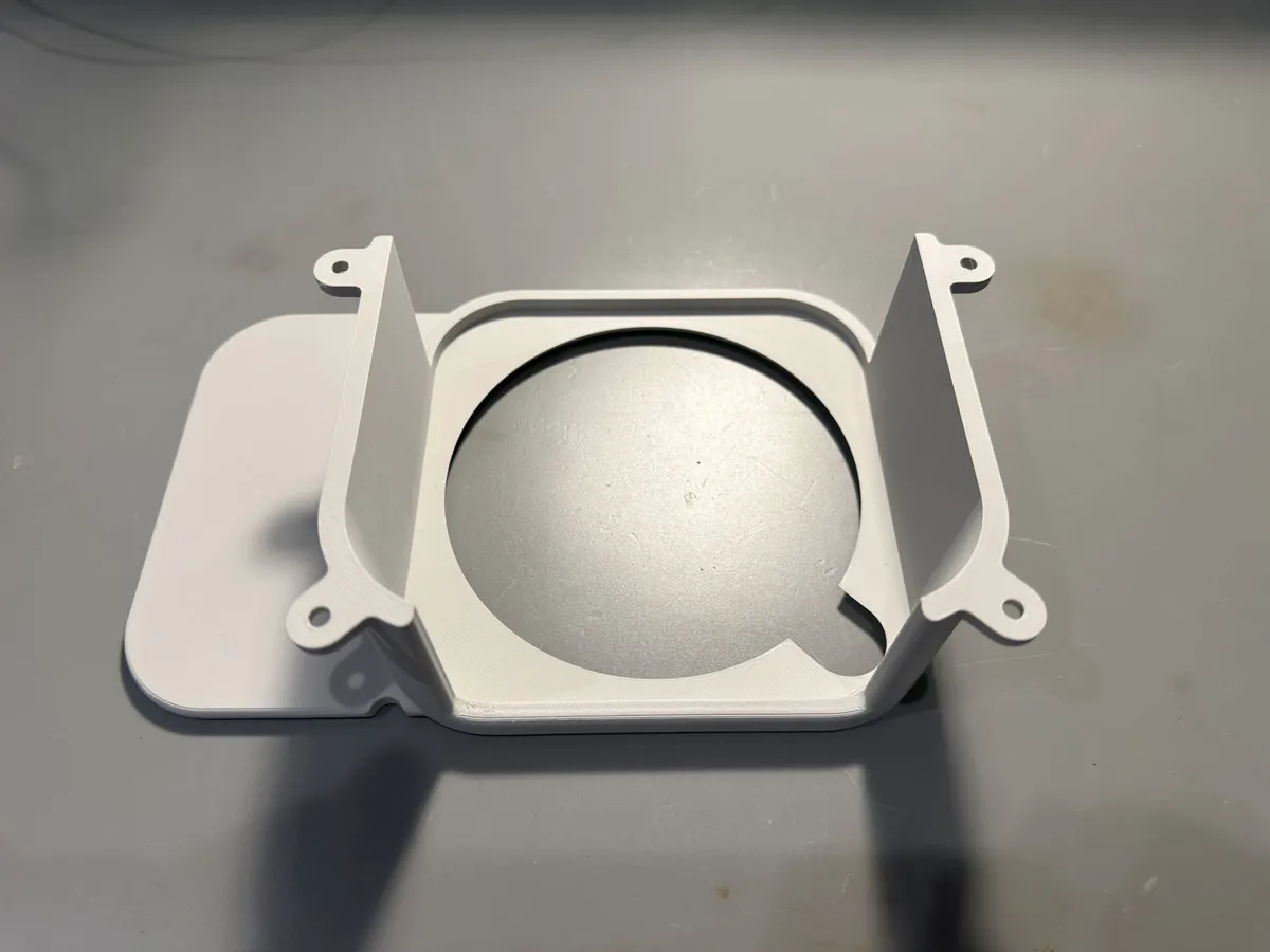 Under-desk Mount w/Right Shelf for M4 Mac mini, photo 4 of 4 - Under-desk Mount w/Right Shelf for M4 Mac mini Household
