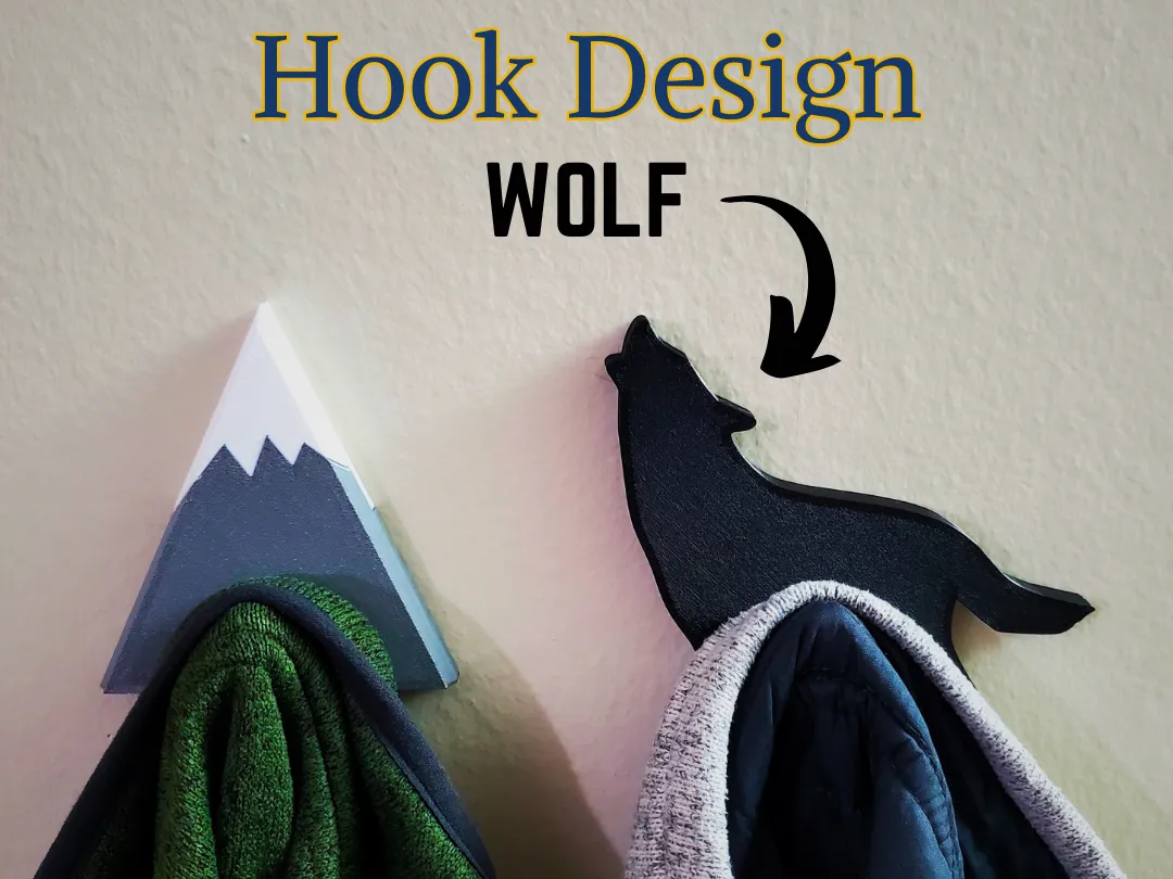 Wolf Coat Hook - ZZD Universal Wall Mount Hook