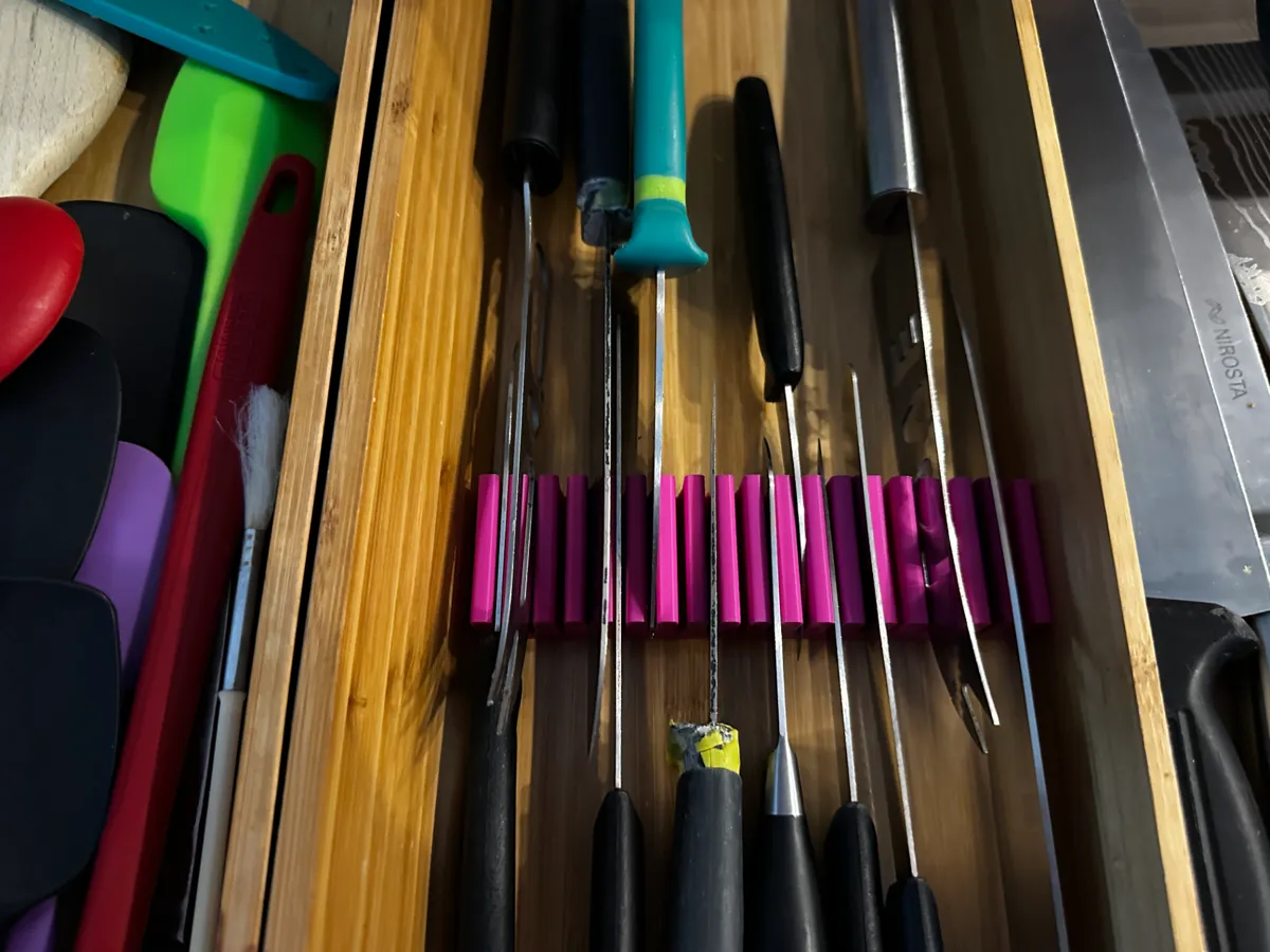 Knife Drawer Organizer - 13cm wide, photo 2 of 3 - Knife Drawer Organizer - 13cm wide Household