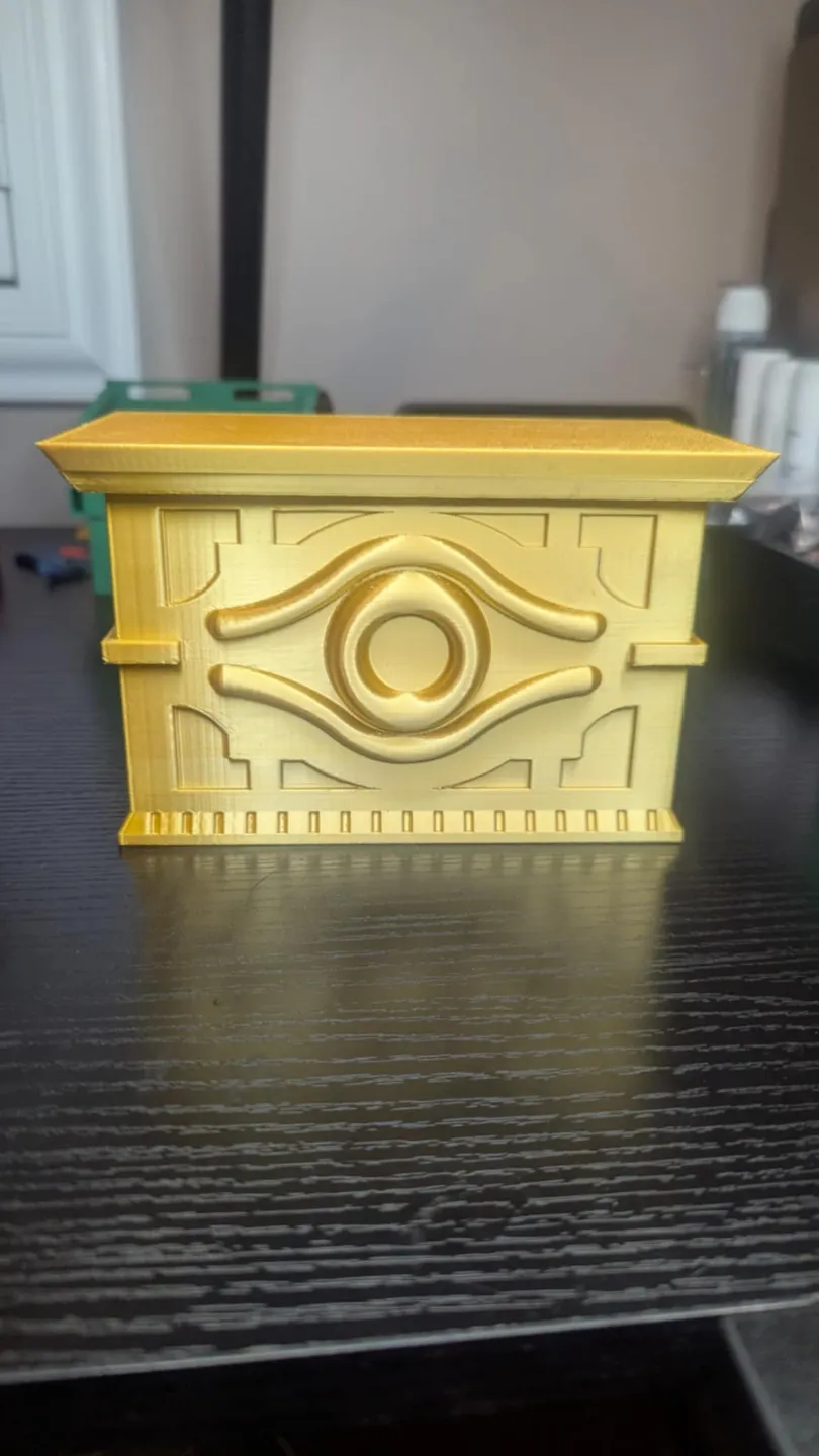 Gold Sarcophagus Deck Box, photo 3 of 4 - Gold Sarcophagus Deck Box Board Games & Tabletop
