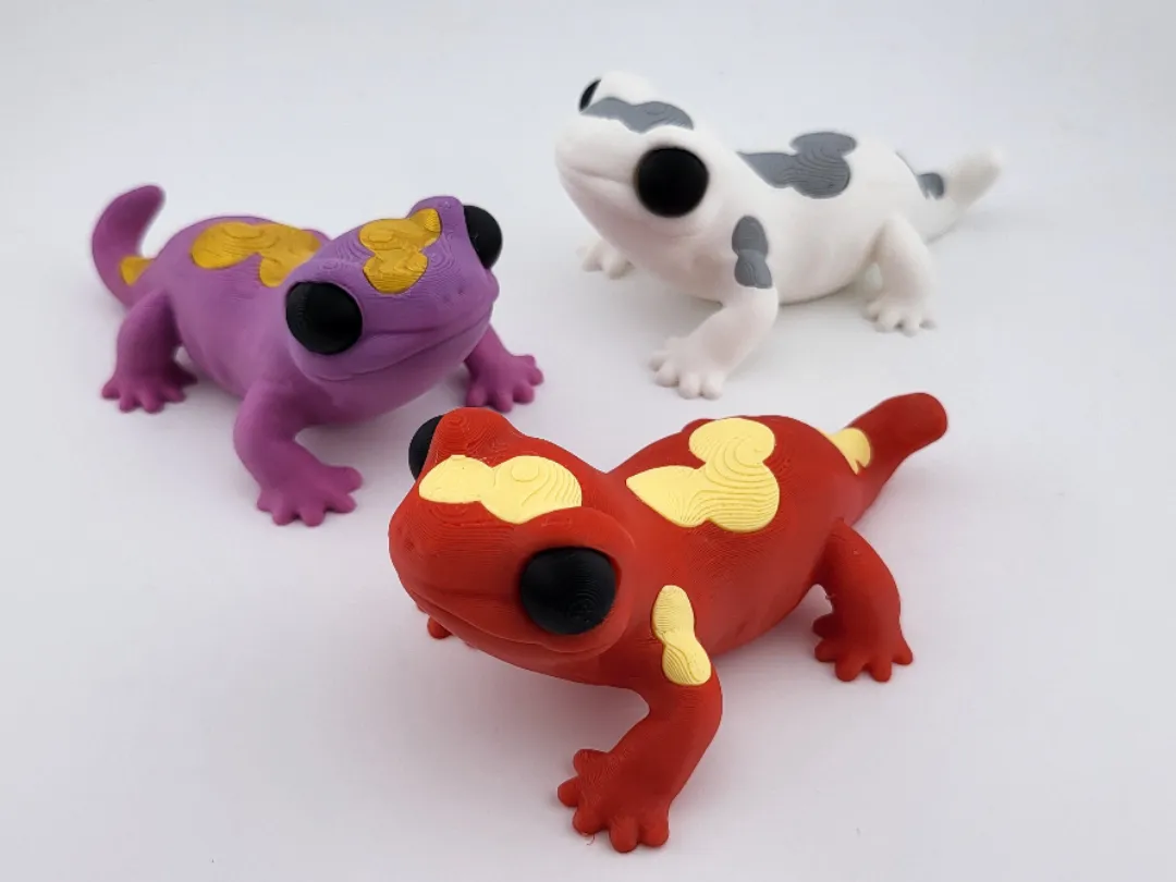 Kawaii cute Gecko Lizard Toy Stylized