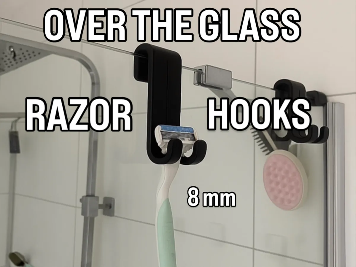Over The Glass Razor Hooks 8 mm