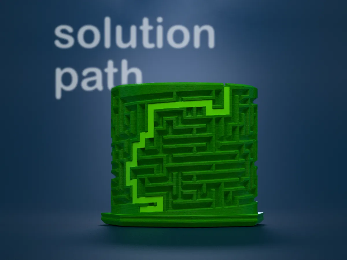 christmas maze puzzle gift, photo 4 of 4 - christmas maze puzzle gift Household