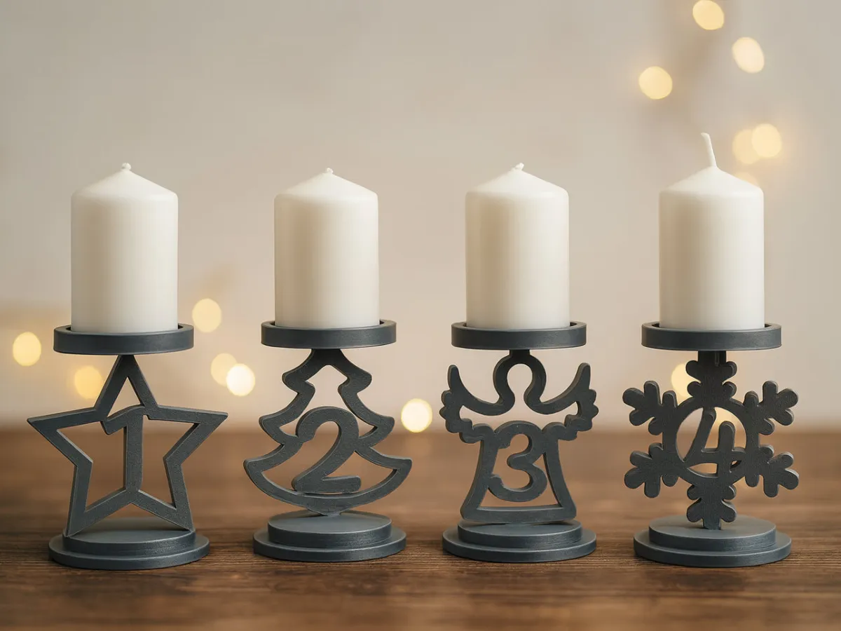 Advent Candle Holder Set