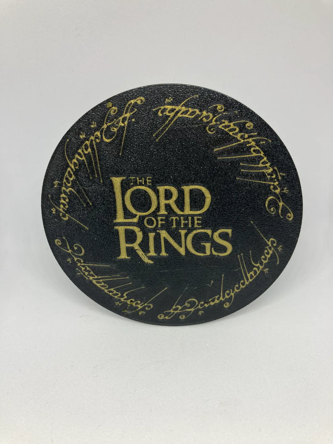 Lord of the Rings - Gold logo coaster