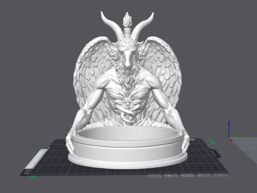 Gothic Altar Bowl Trinket Dish - Baphomet