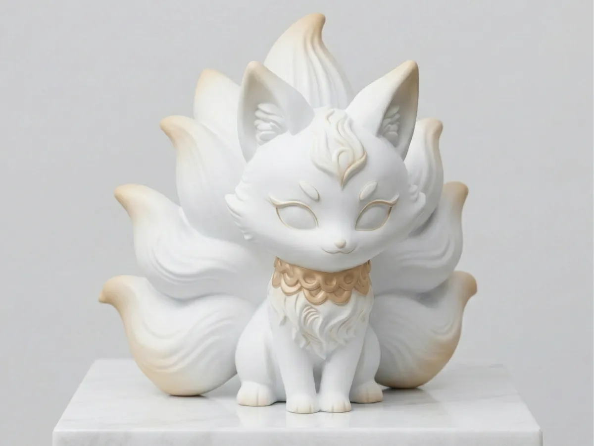 Cute Kitsune - Nine-Tailed Fox
