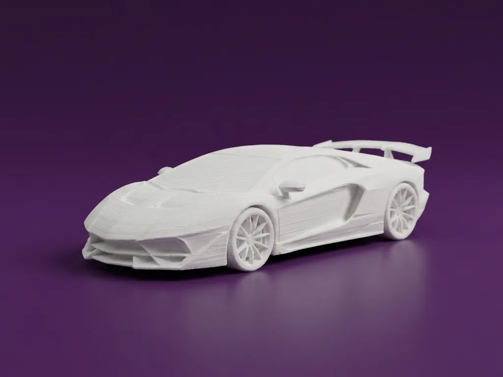 Sport Car, Detailed Supercar Style Model