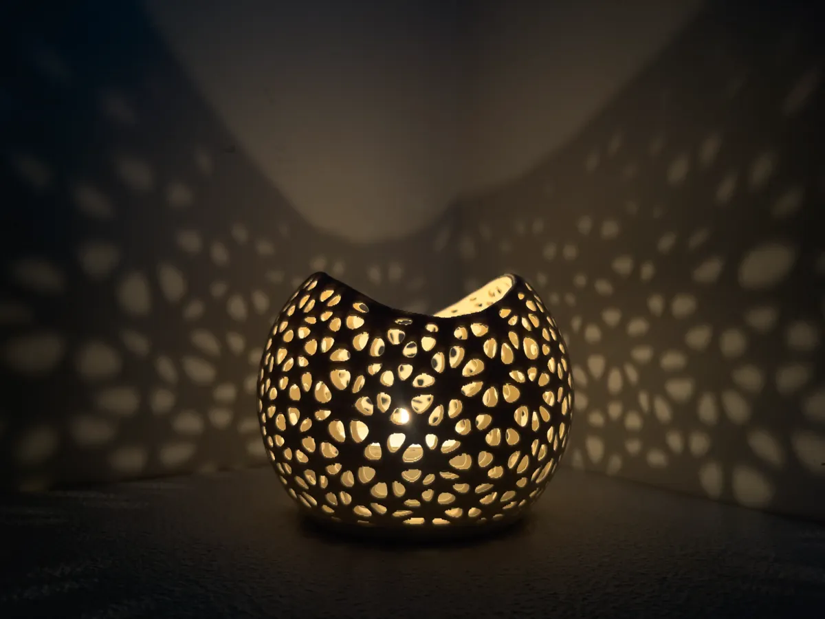 Voronoi Led Tea Light Candle Holder FELIX