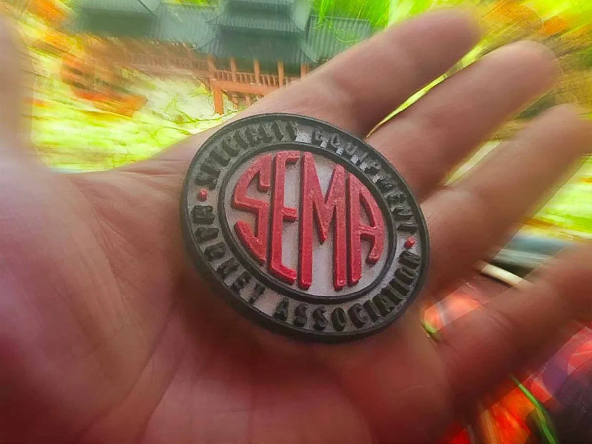 SEMA Show Member Badge - Brooches & Pin Badges, in stock in India