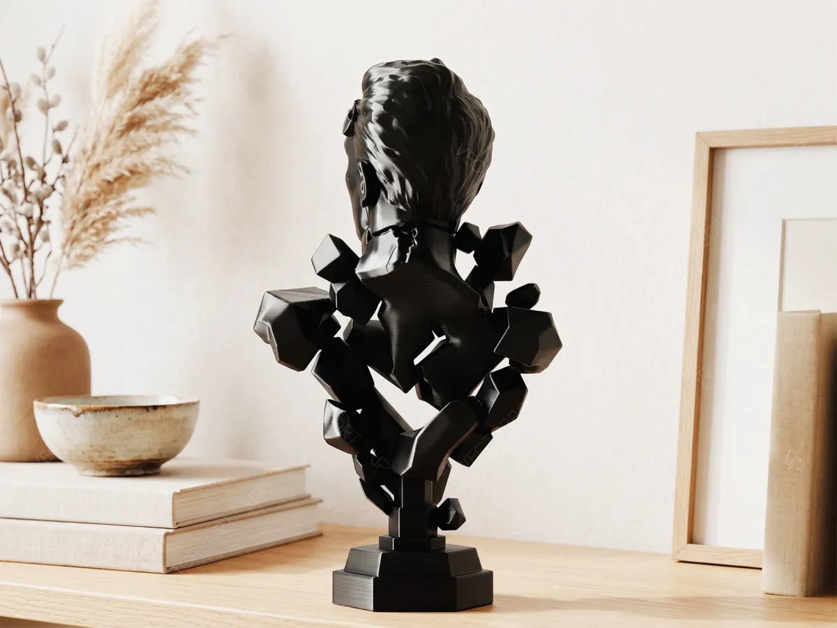 Modern Fragmented Male Bust Sculpture #074, photo 4 of 4 - Modern Fragmented Male Bust Sculpture #074 Home Decor Items