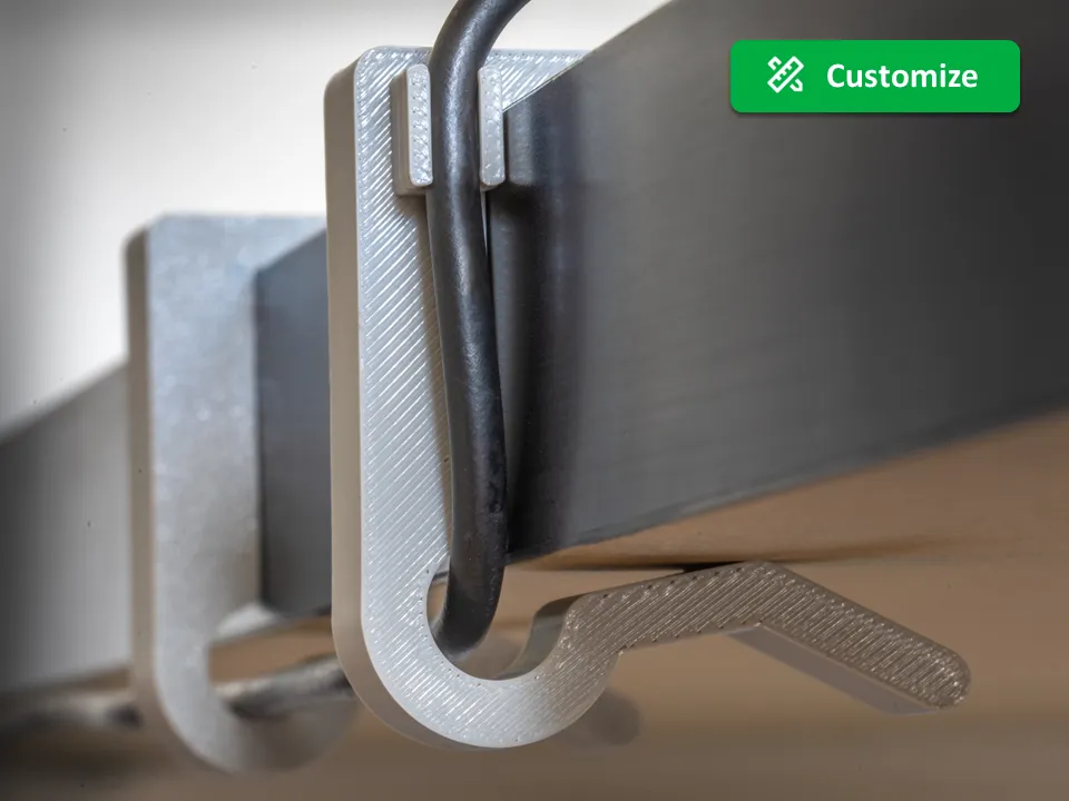 Customizable Table Clip for Cables