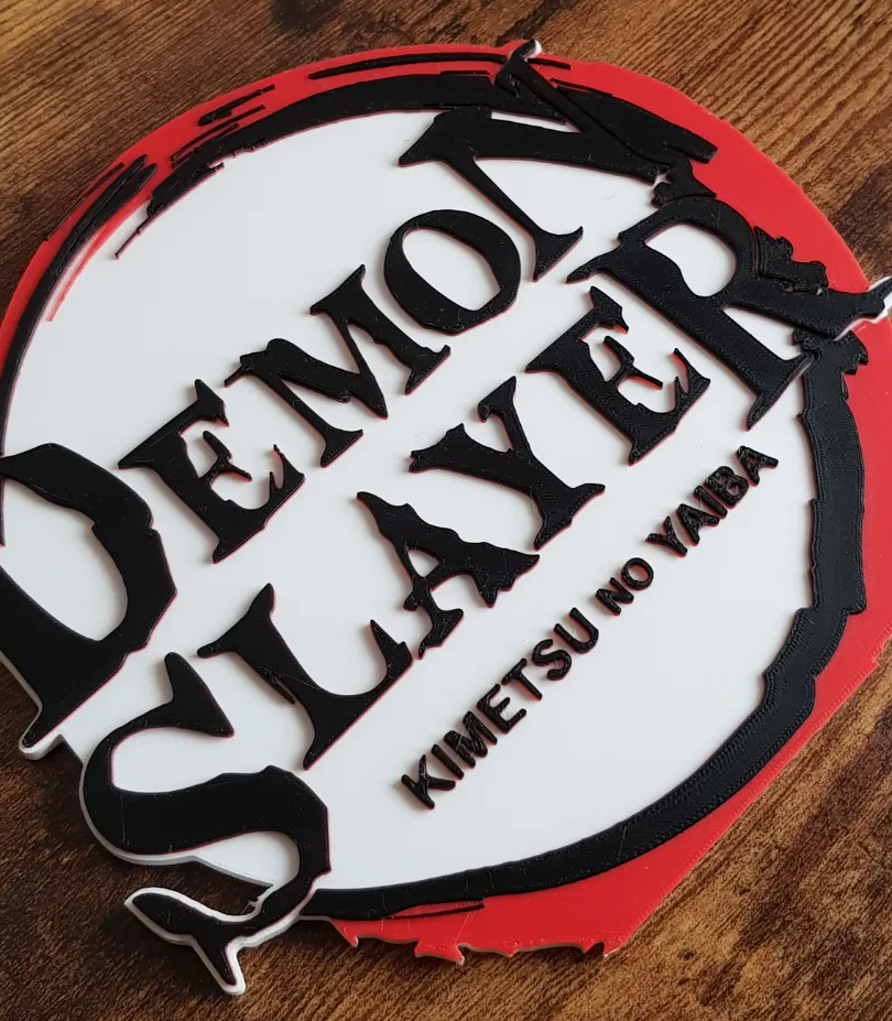 Kimetsu no Yaiba/Demon Slayer Logo - Signs & Logos, in stock in India