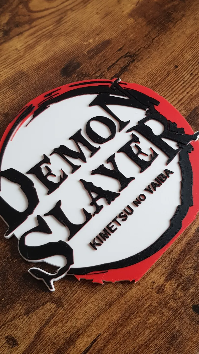 Kimetsu no Yaiba/Demon Slayer Logo, photo 2 of 4 - Kimetsu no Yaiba/Demon Slayer Logo Art