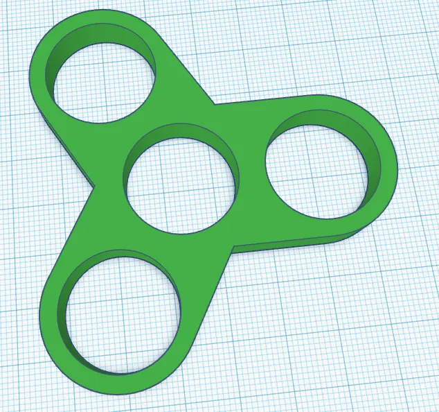 Triplex Fidget Spinner, photo 2 of 2 - Triplex Fidget Spinner Hobby & DIY