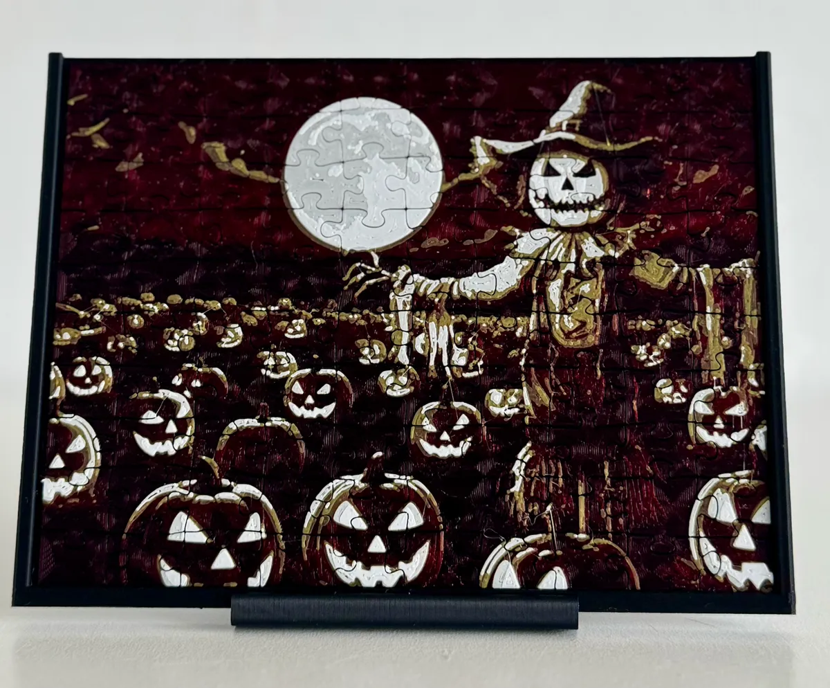 Halloween Puzzle 100pcs with frame, photo 2 of 4 - Halloween Puzzle 100pcs with frame Household