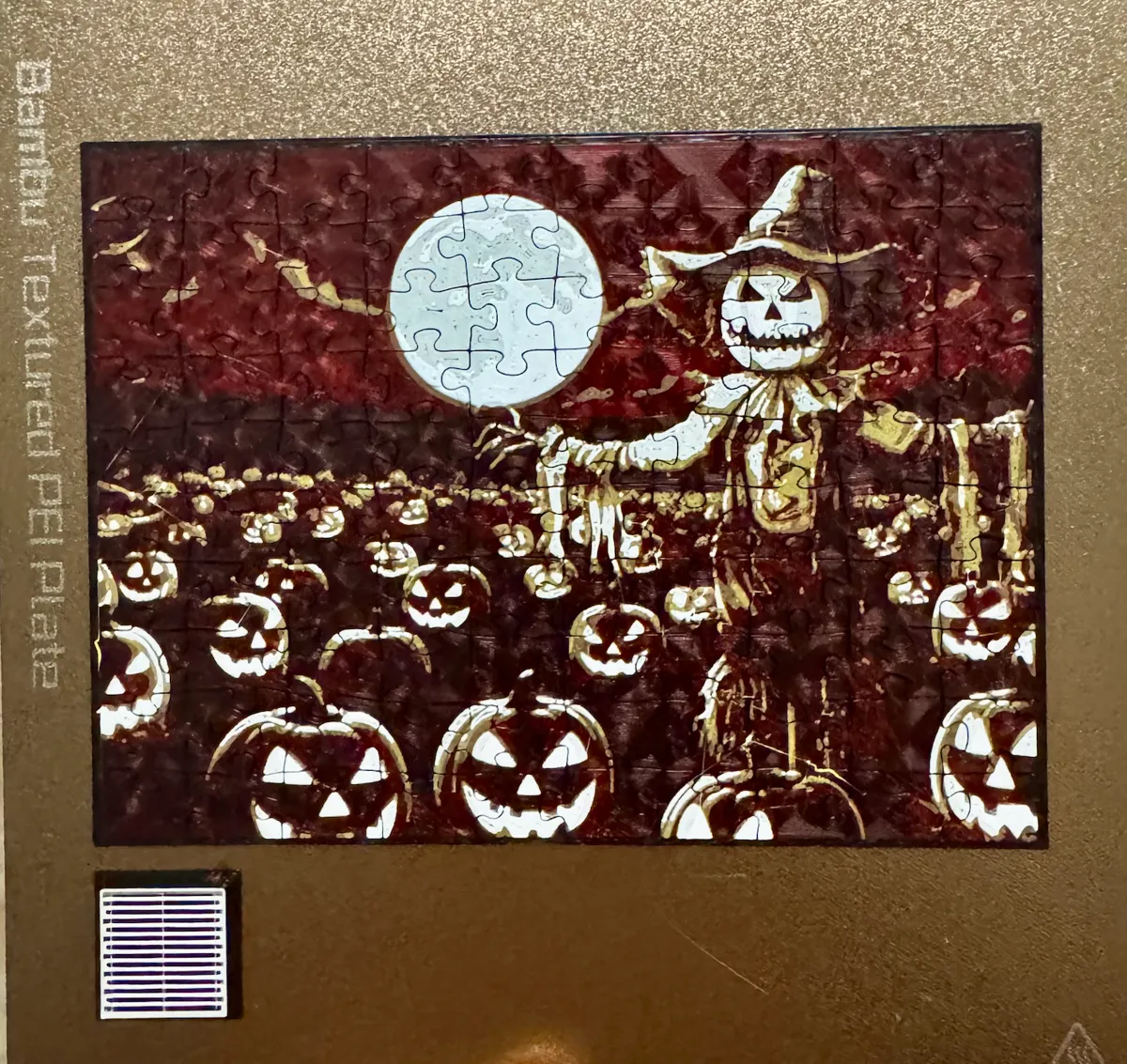 Halloween Puzzle 100pcs with frame, photo 3 of 4 - Halloween Puzzle 100pcs with frame Household