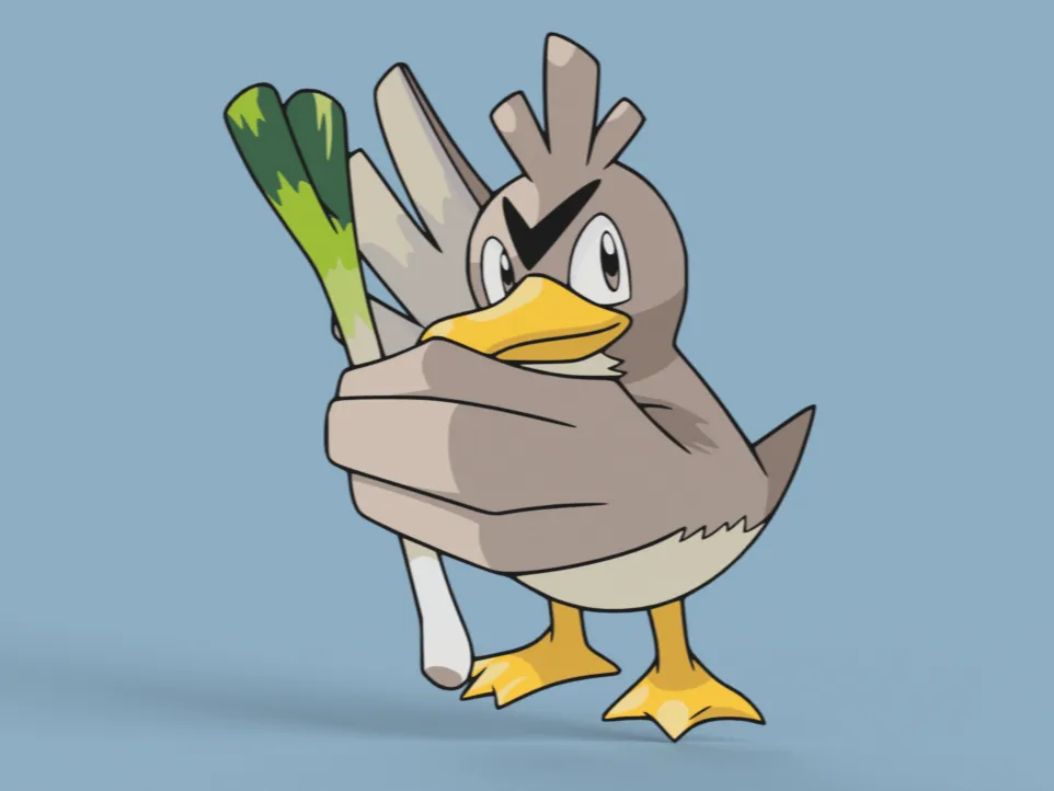Farfetch'd Wall Art - 2D Art, in stock in India