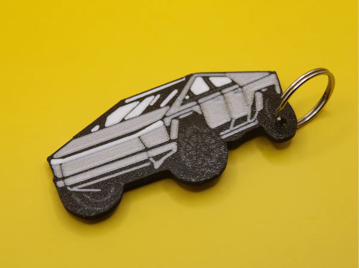 Car keychain Tesla cybertruck - Car Brand Keychains, in stock in India