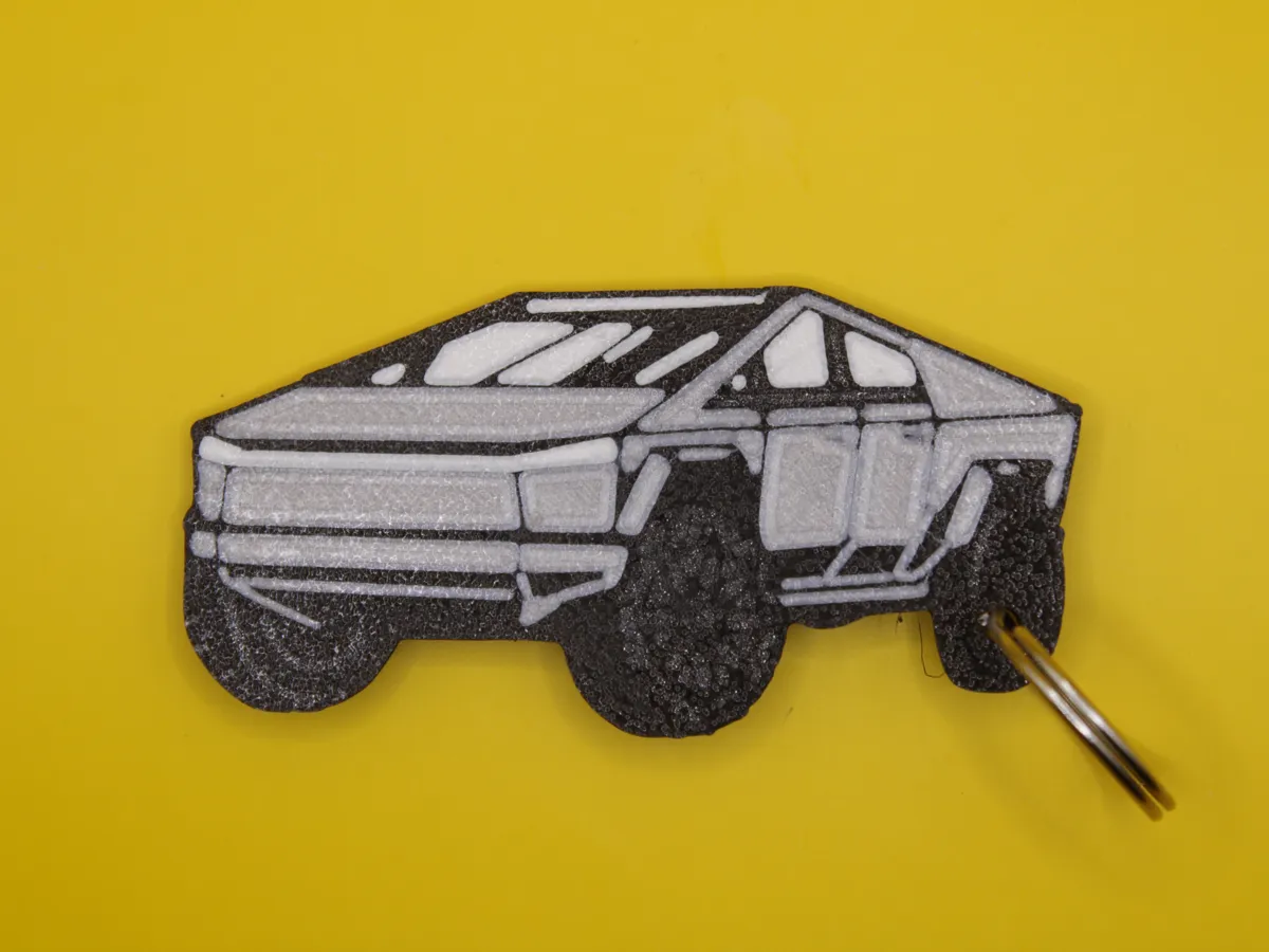 Car keychain Tesla cybertruck, photo 2 of 2 - Car keychain Tesla cybertruck Keychains