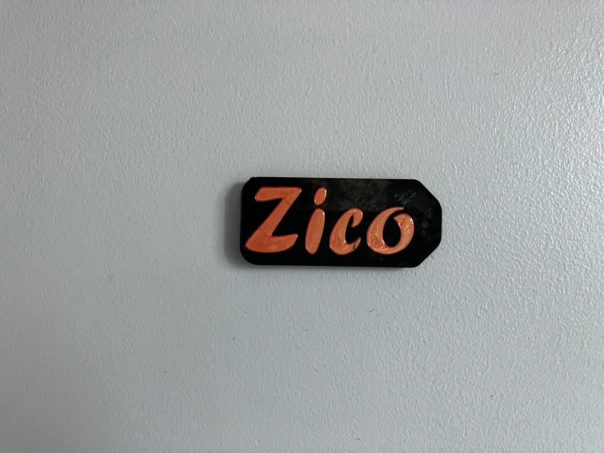 Zico, name tag and, photo 2 of 4 - Zico, name tag and Tools