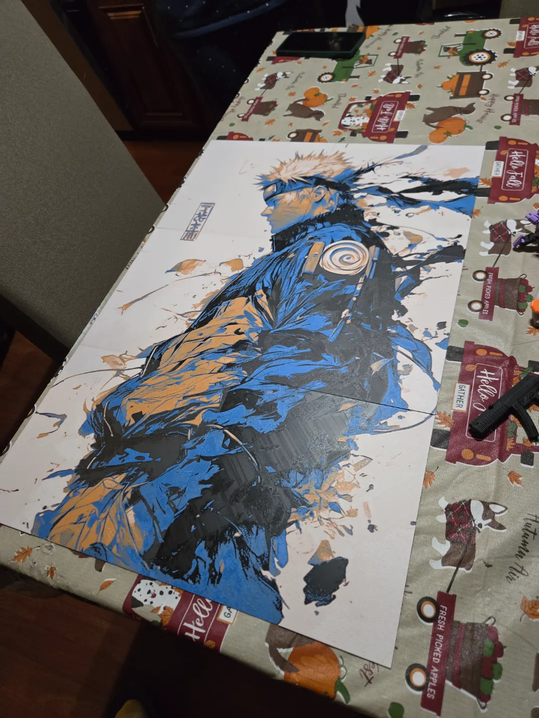Naruto Multipart Hueforge 2X3 460mm X 690mm, photo 3 of 4 - Naruto Multipart Hueforge 2X3 460mm X 690mm Art