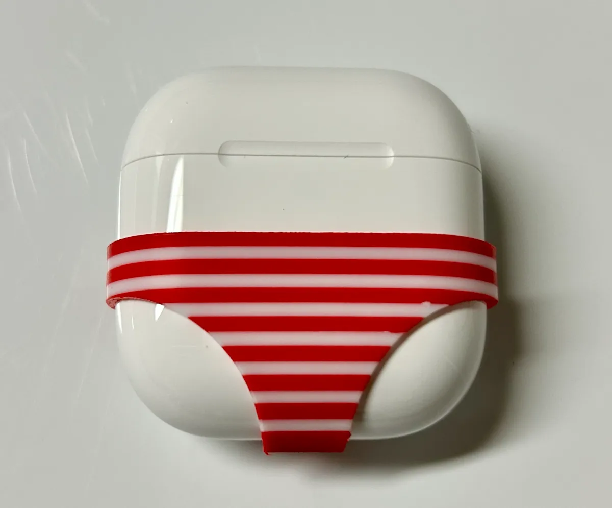 Panties shape cover for AirPods 1,2, photo 2 of 4 - Panties shape cover for AirPods 1,2 Mobile & Device Accessories