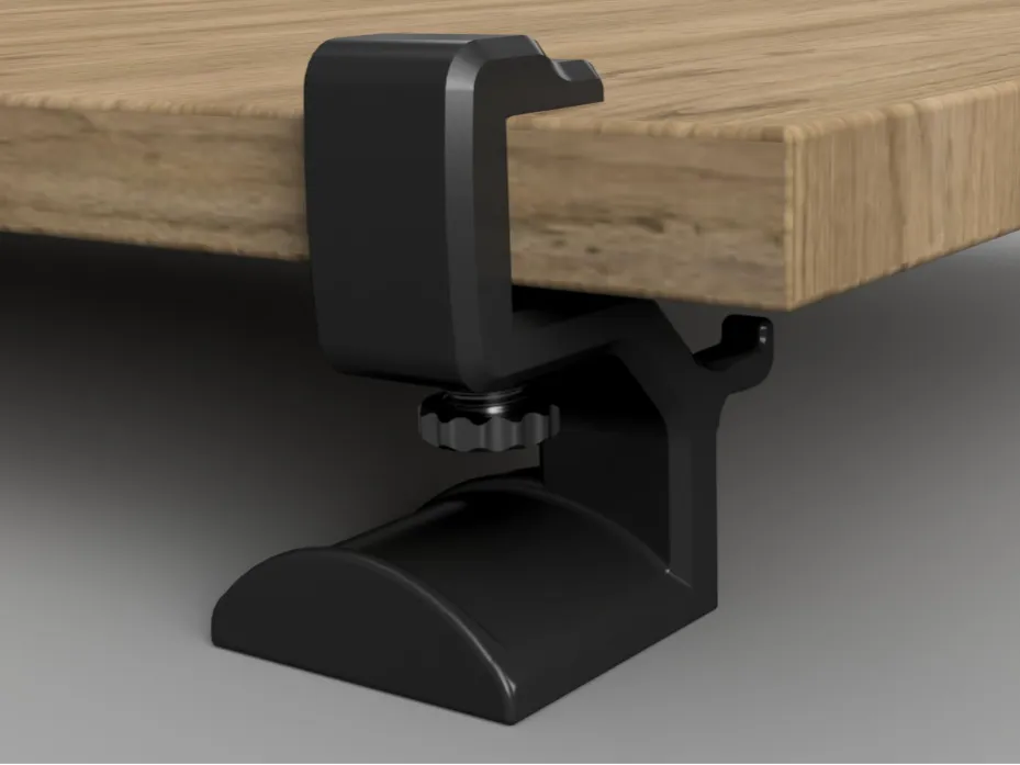 Desk Side Headphone Hanger Clamp Headset Stand - Office, in stock in India