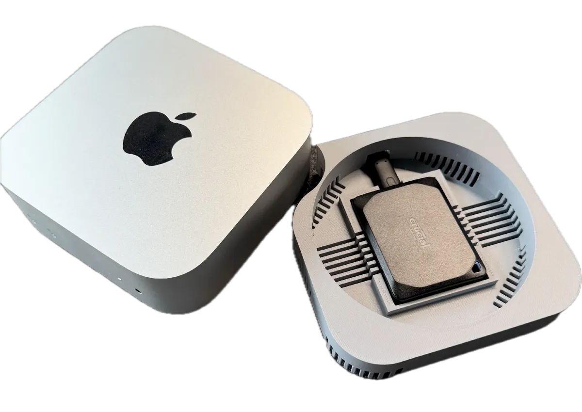 Mac Mini M4 base for Crucial X10 Pro SSD, photo 2 of 4 - Mac Mini M4 base for Crucial X10 Pro SSD Mobile & Device Accessories