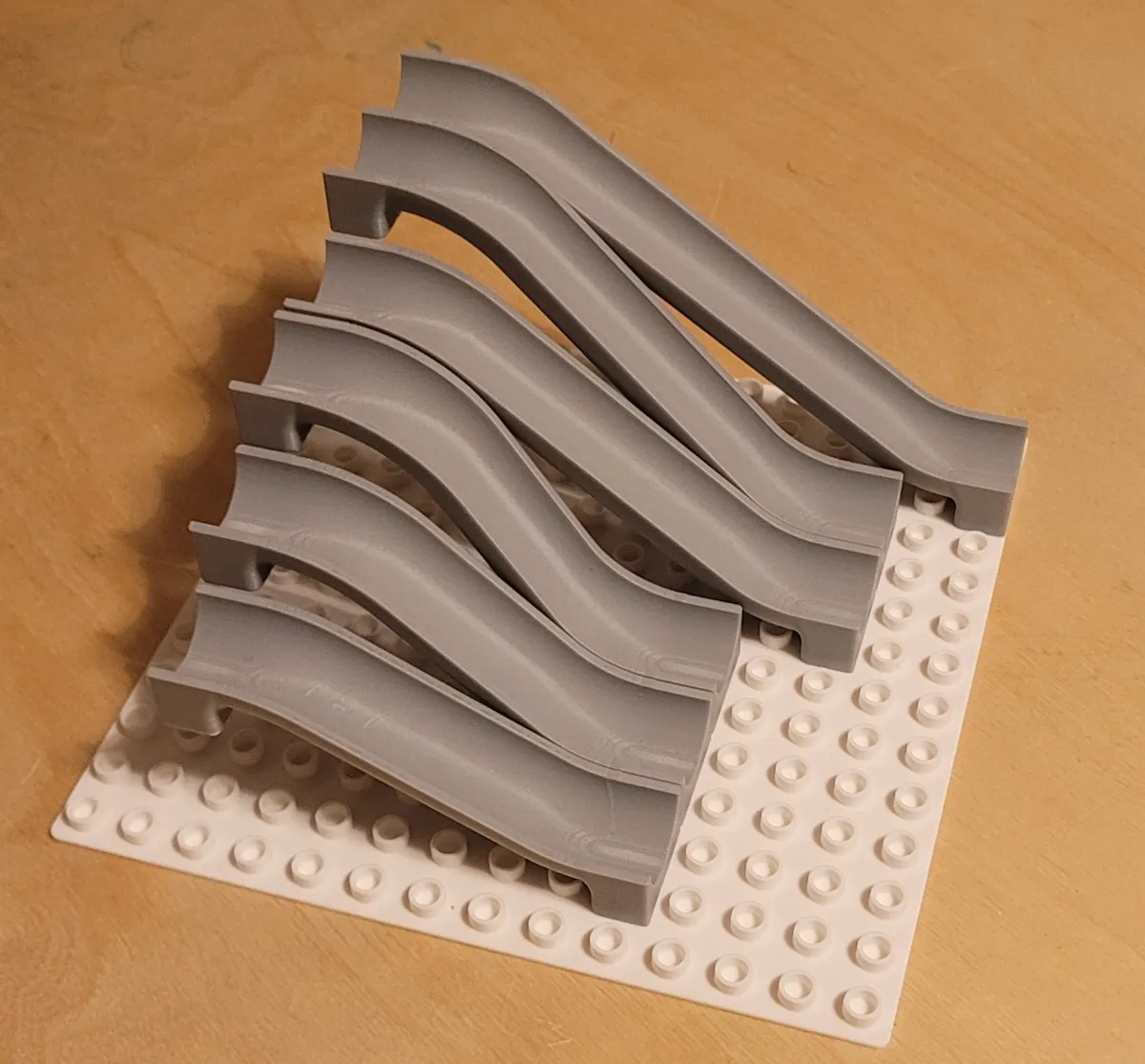 Marble Run Slides 6pcs for Hubelino Duplo, photo 2 of 4 - Marble Run Slides 6pcs for Hubelino Duplo Toys & Games