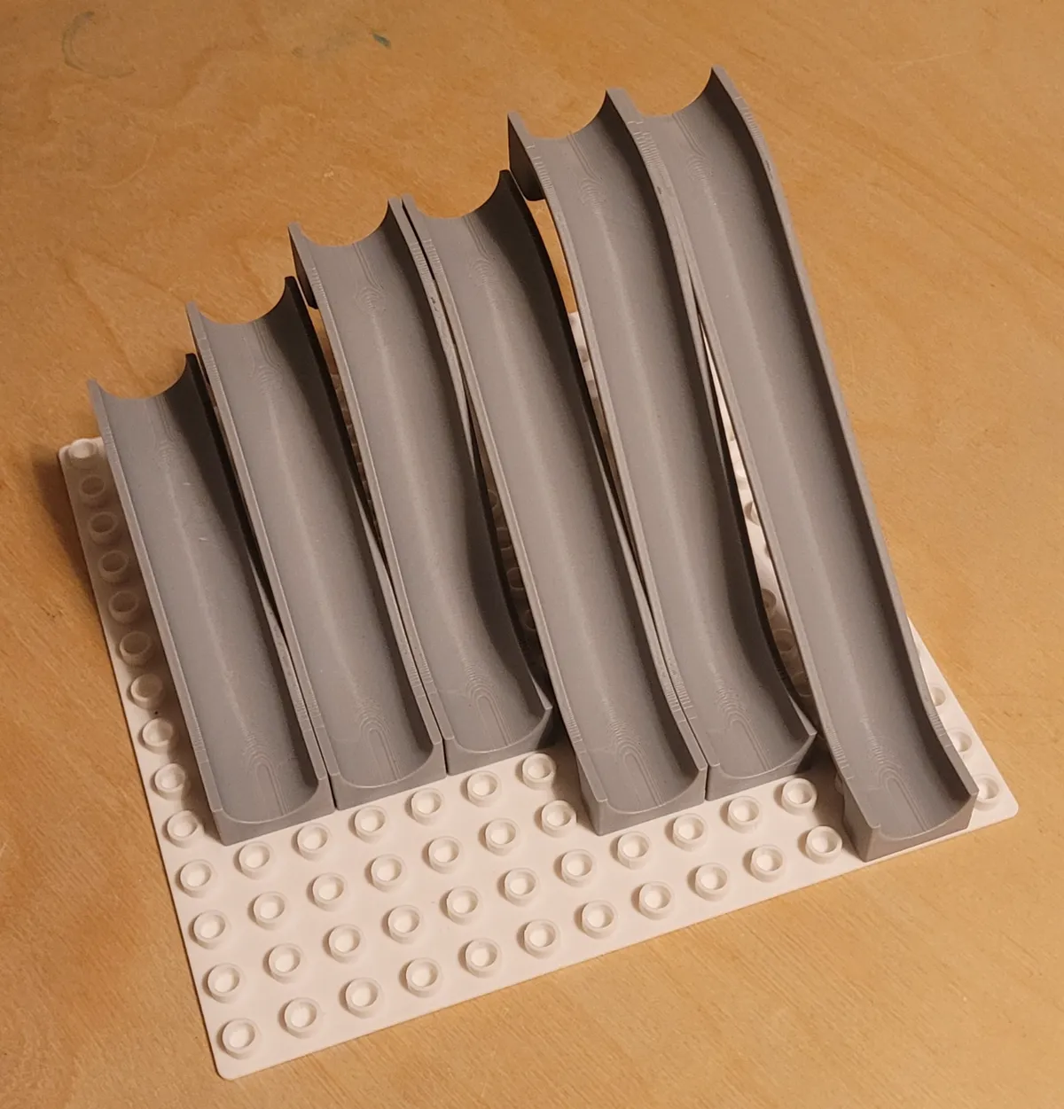 Marble Run Slides 6pcs for Hubelino Duplo, photo 3 of 4 - Marble Run Slides 6pcs for Hubelino Duplo Toys & Games